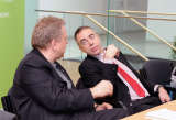 Pressekonferenz EXTRA EUROPA, 9. M&auml;rz 2009; v.l.n.r.: Martin Heller, Pius Kn&uuml;sel