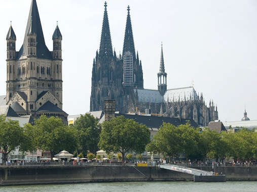 Waterways through Cologne
