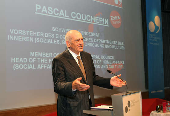 Symposium EXTRA EUROPA / Pascal Couchepin (Schweizer Bundesrat)