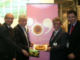 Linz09’s Greets Ruhr.2010 / Axel Biermann (financial director of Ruhr Tourism), Oliver Scheytt, (CEO of Ruhr.2010 GmbH) with Linz09 Financial Director Walter Putschgl and Tourism Director Georg Steiner.