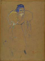 Henri de Toulouse-Lautrec: Mademoiselle Polaire, 1895<br />
Öl auf Karton, 56 x 41 cm