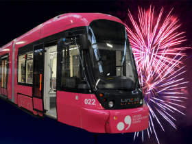 Sujet Silvester Straßenbahn